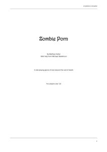Zombie Porn | RPG Item | RPGGeek
