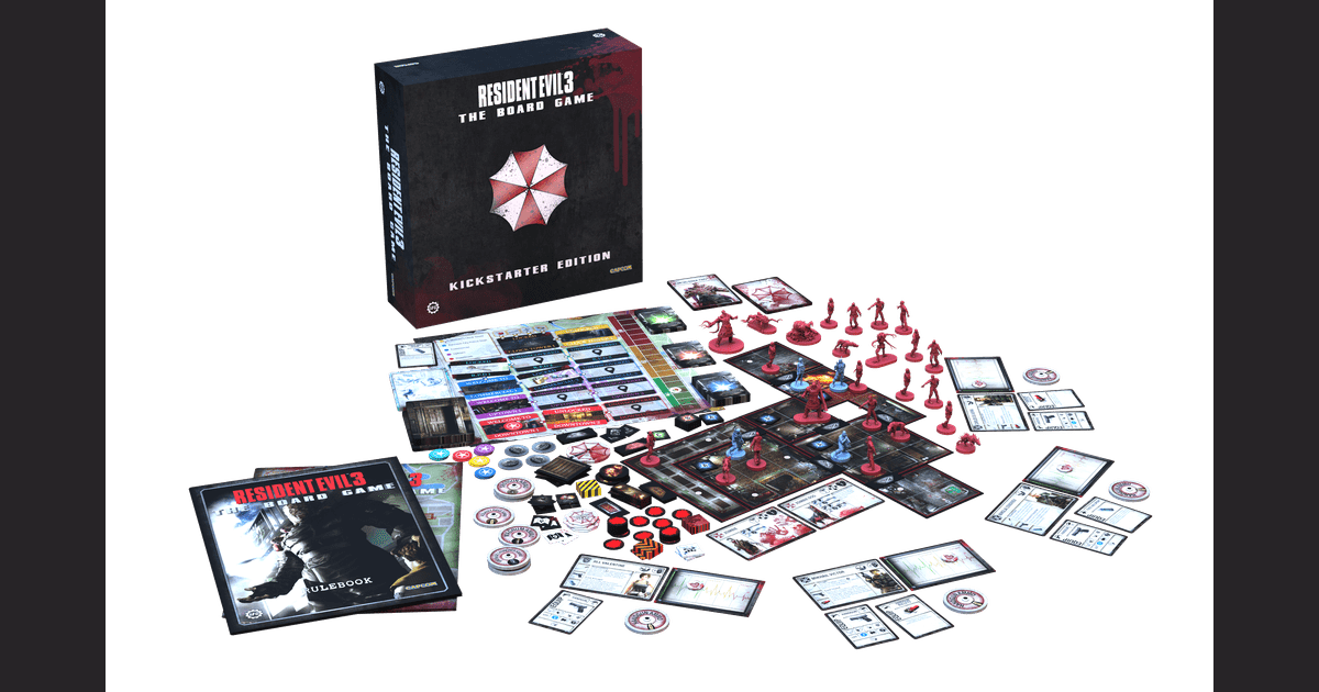 Resident Evil 3 The Board Game Board Game BoardGameGeek