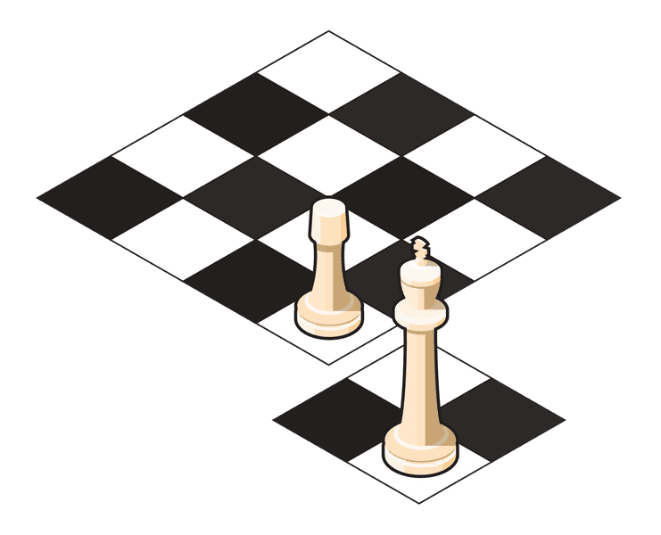 Tri dimensional chess king's side castling