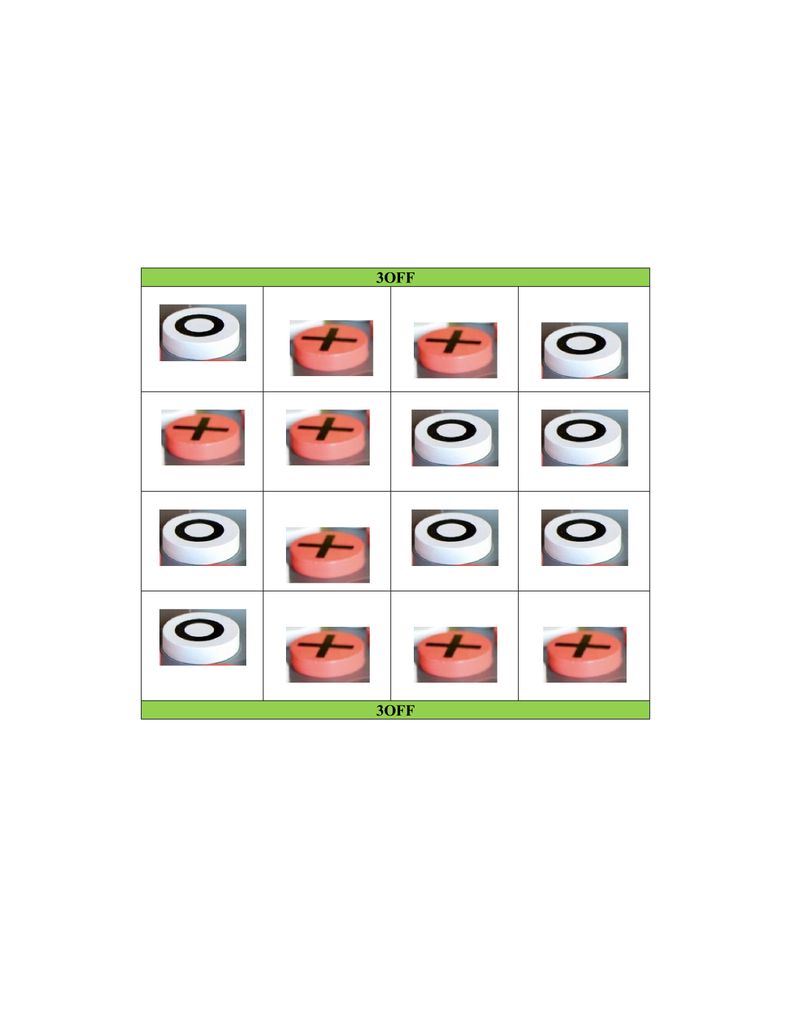 Illustration 2 de 3OFF: The tic-tac-toe inspired game with a paradoxical twist