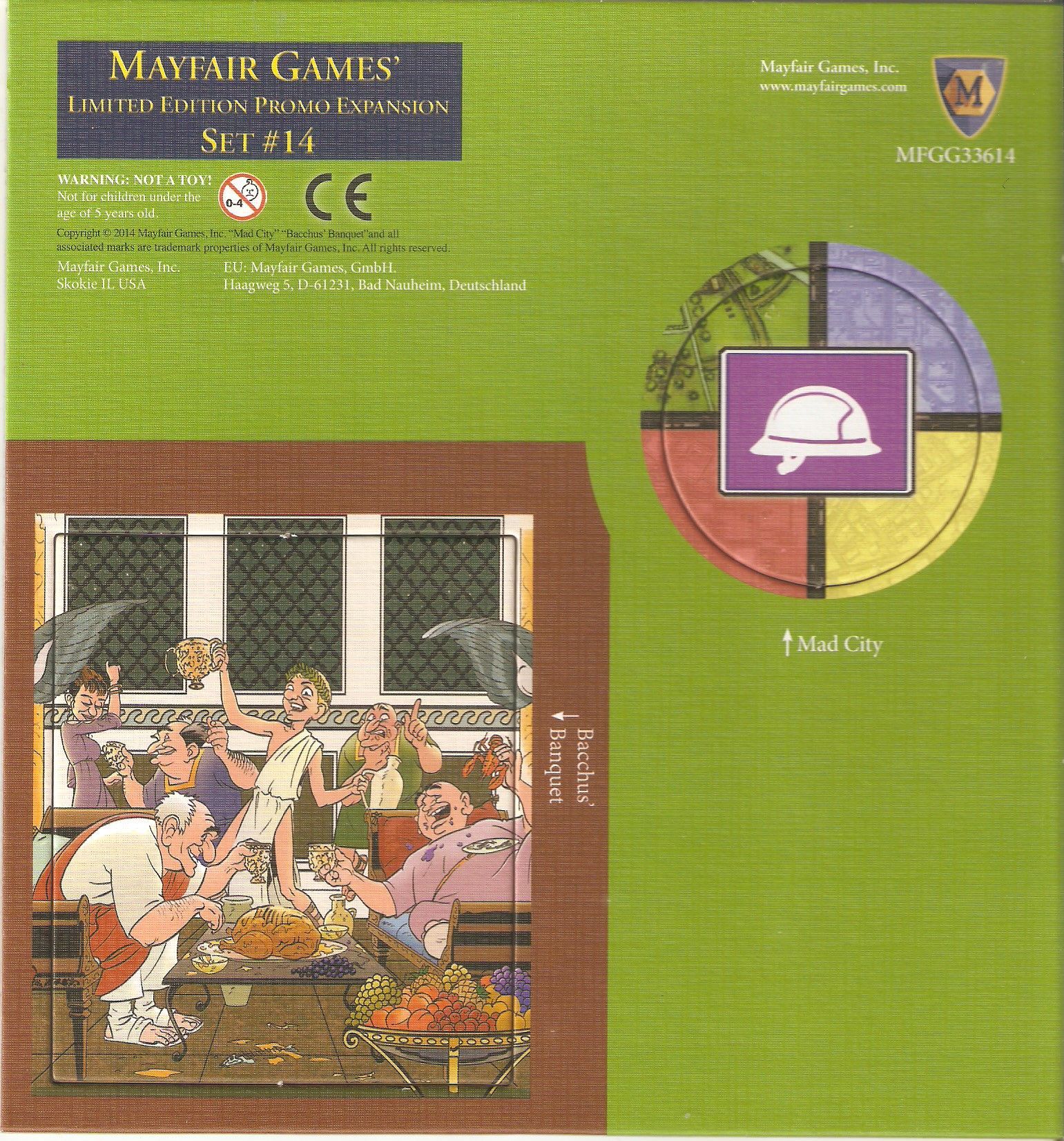 Mayfair Games' Limited Edition Promo Expansion Set #14 cover art