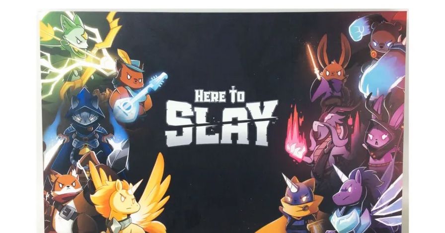 Here to Slay Kickstarter Exclusive Party Leader Play Mat Set In Original Box