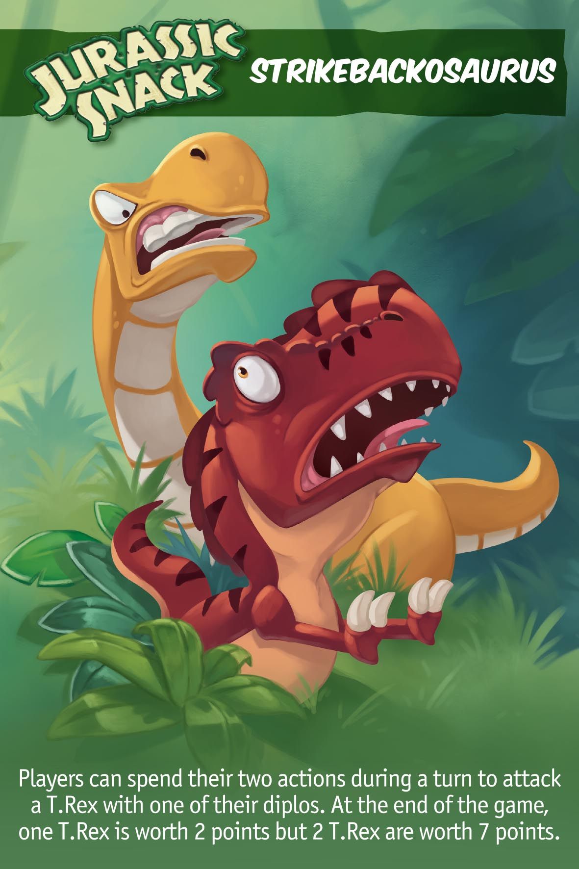 Jurassic Snack: Strikebackosaurus Promo Card