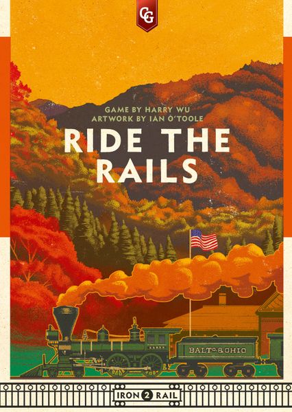 Ride the Rails board game box art