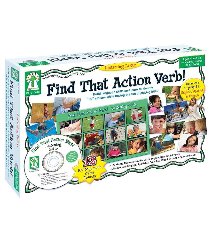 Listening Lotto: Find That Action Verb!