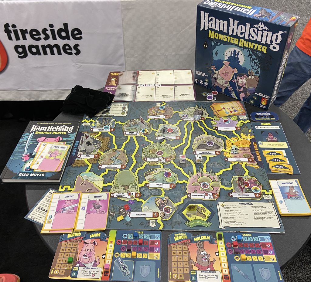 Ham Helsing, Fireside Games, 2025 — GAMA Expo 2025의 모형