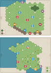 Age of Steam Deluxe Expansion: France & Poland Maps (2019)