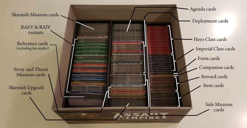 My storage solution to fit everything ! | Star Wars: Imperial Assault