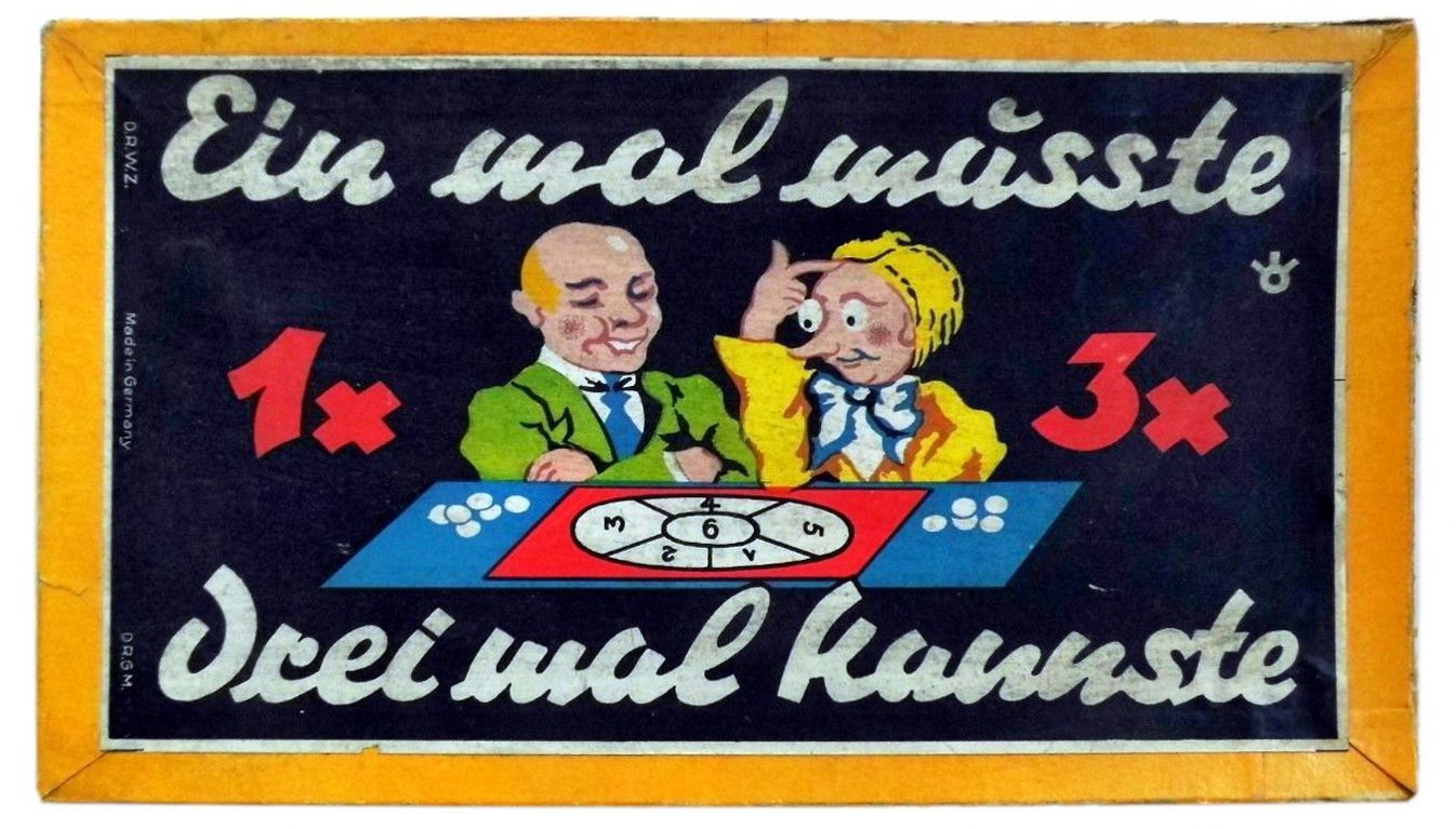 1 mal mußte: 3 mal kannste doboz