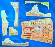 Board Game Accessory: Sails of Glory Terrain Pack: Coastal Batteries