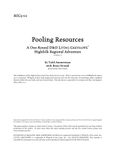 RPG Item: HIG5-01: Pooling Resources