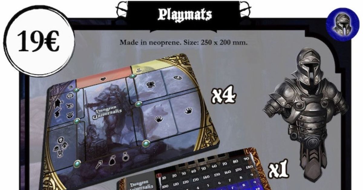 Dungeon Universalis Playmats Board Game Accessory BoardGameGeek