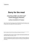 RPG Item: TUSI4-04: Sorry For the Meal