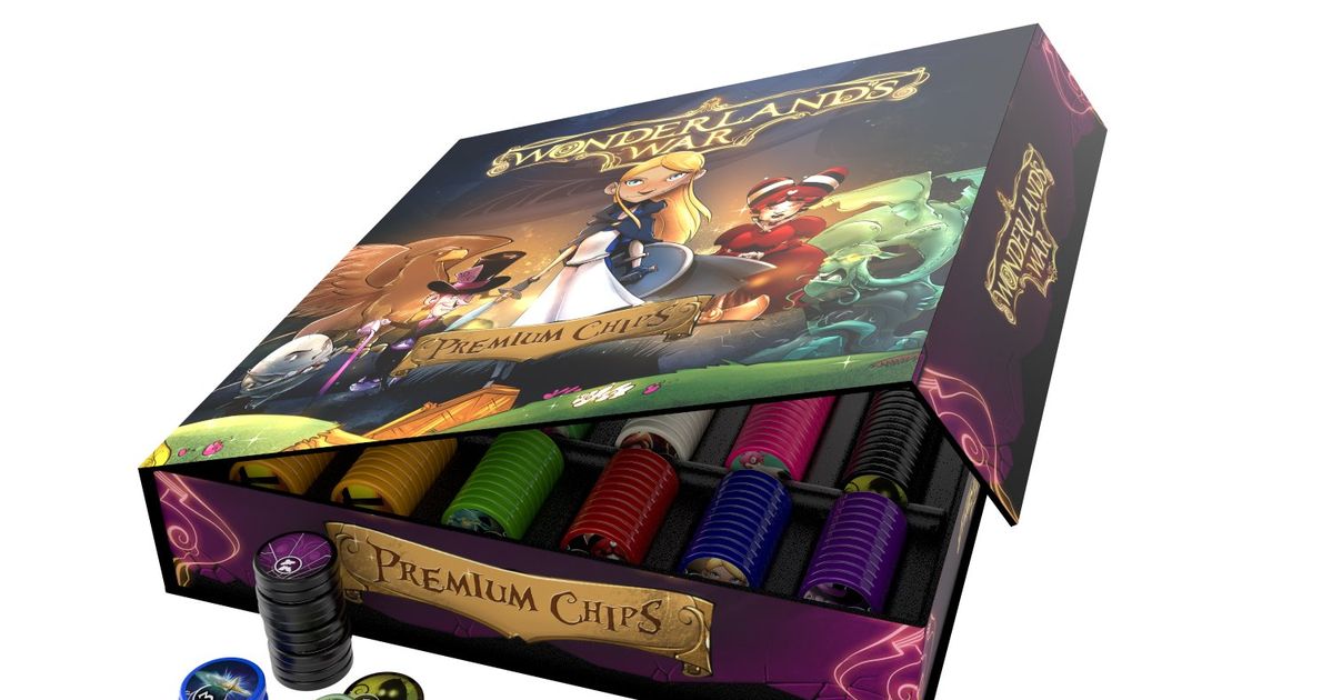 Wonderland's War Premium Chip Box Board Game Accessory BoardGameGeek