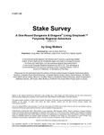 RPG Item: FUR7-08: Stake Survey