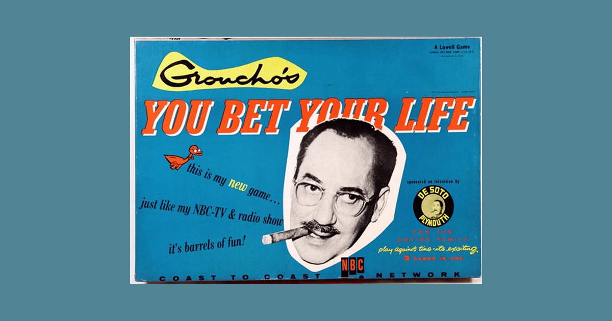 Groucho S You Bet Your Life Board Game Boardgamegeek
