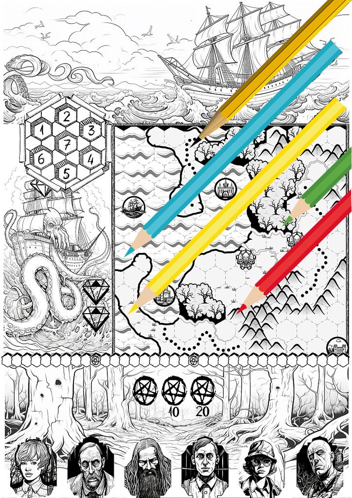 Illustration 6 de raiders of the color compass