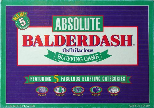 Lies Laws And Laughs An Unboxed Review Boardgamegeek Nb balderdash could be used to describe what prime minister tony blair talks on a regular basis, both in and out of parliament.