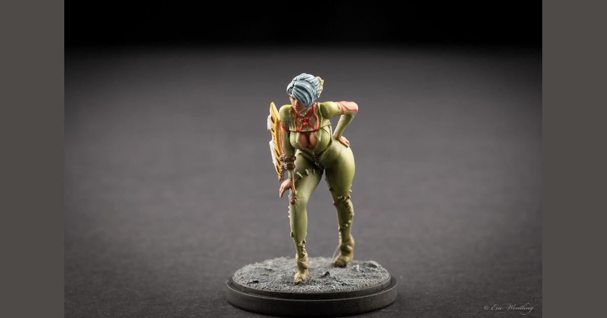 OMG 13 Jade Girl’ spore 001 Kingdom Death Monster: Gorm Regeneration Suit Pinup | Don't