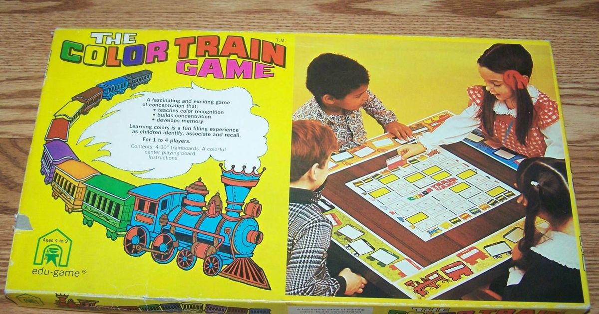 The Color Train Game | Board Game | BoardGameGeek