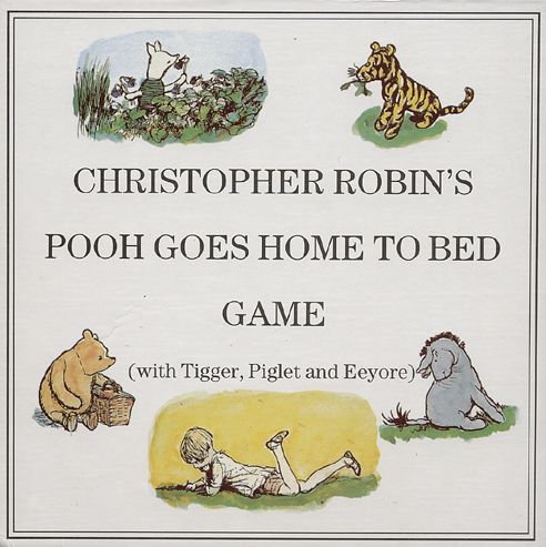 Christopher Robin's Pooh Goes Home to Bed Game cover