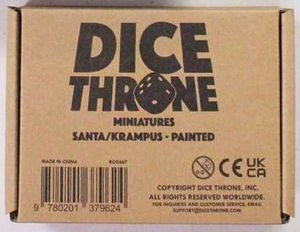 Dice Throne Adventures: Santa/Krampus Miniatures – Painted