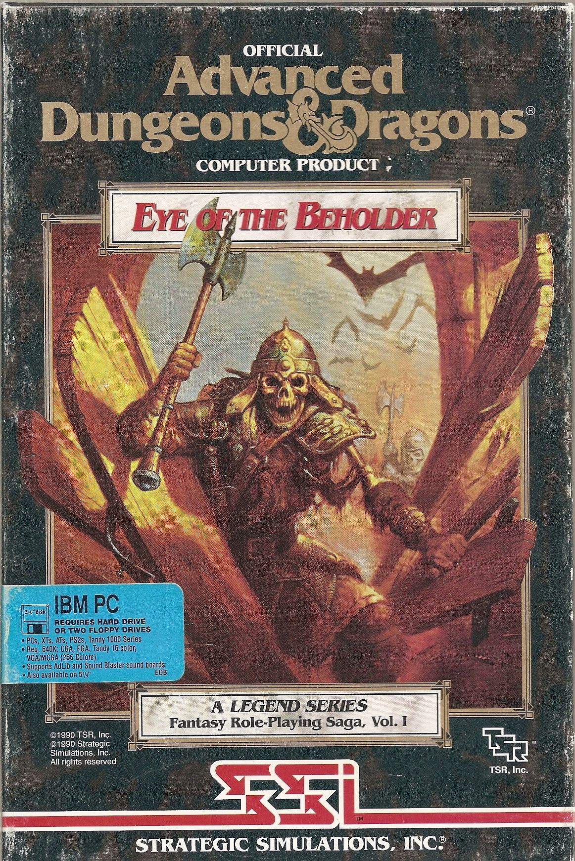 Eye of the Beholder box art
