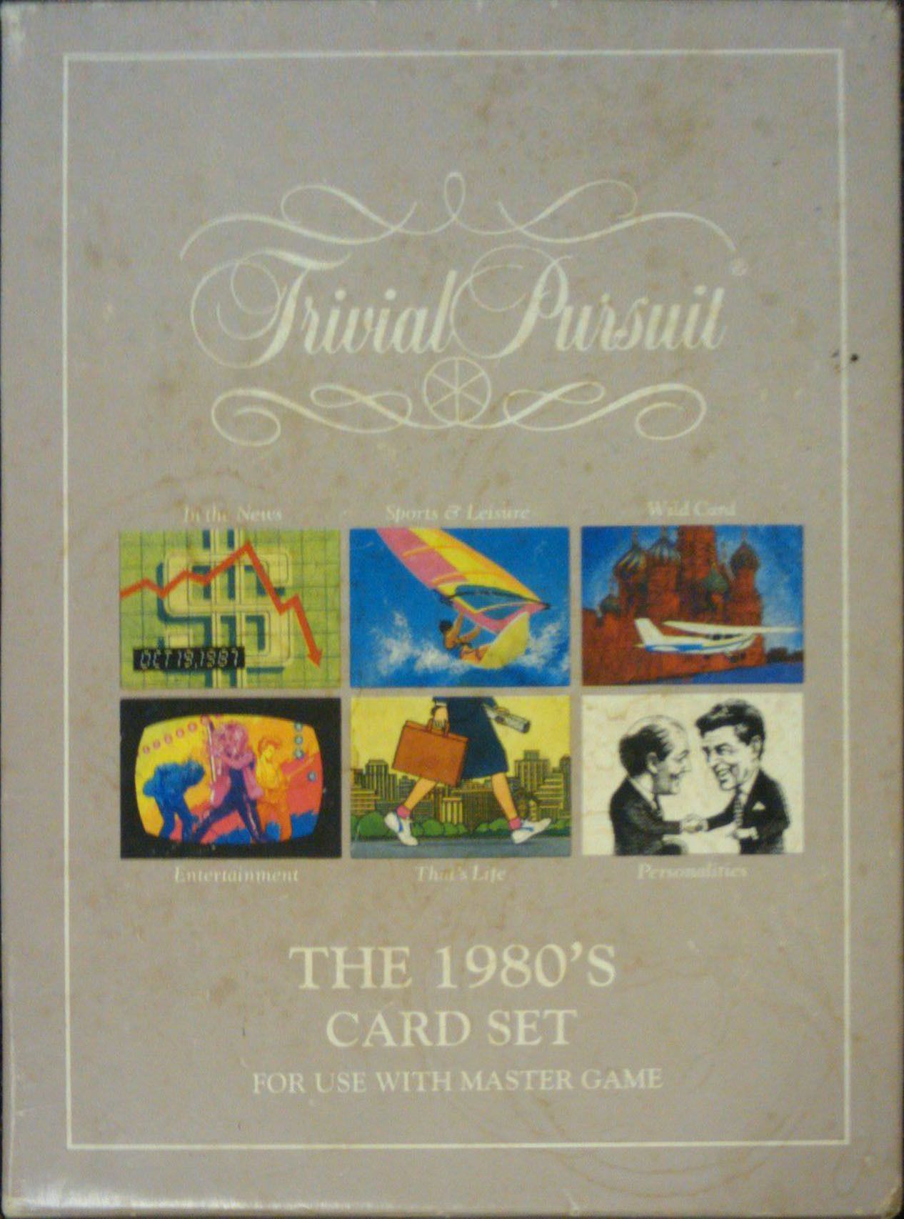 Trivial Pursuit: The 1980's Card Set box art