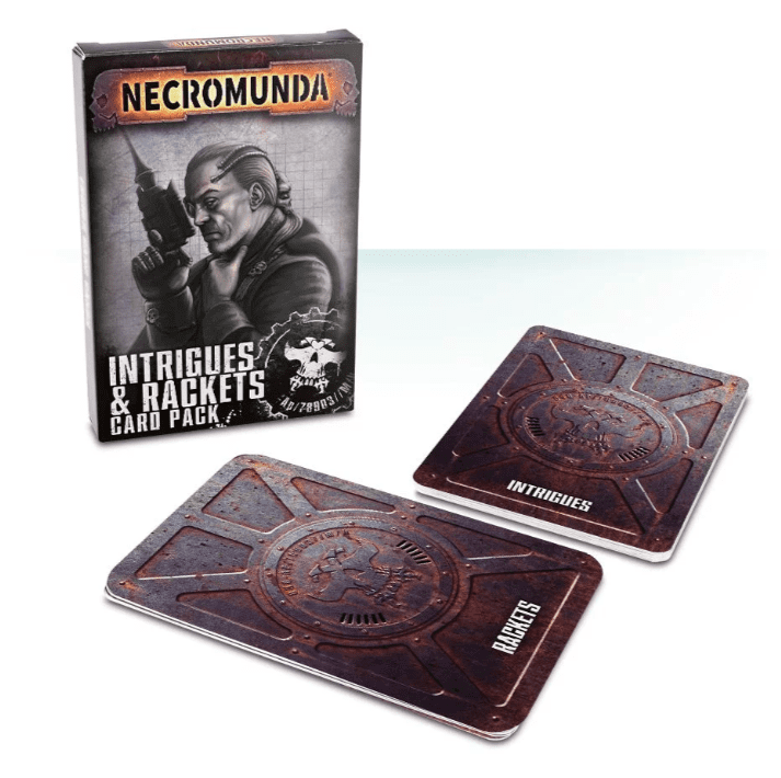 Necromunda Underhive: Intrigues and Rackets Card Pack cover art