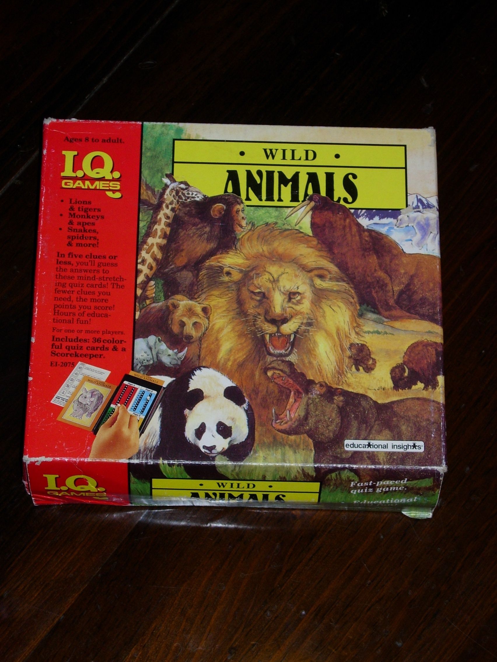 I.Q. Games: Wild Animals cover