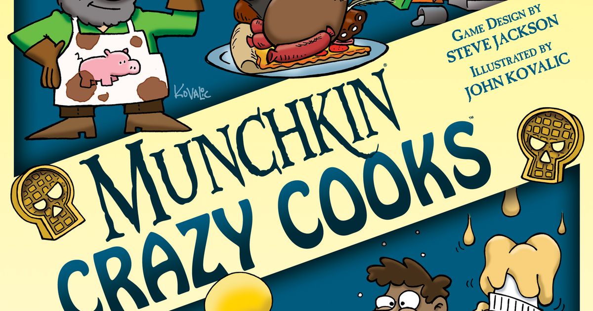 Steve Jackson Games - Munchkin Crazy Cooks - Espansione Gioco Di Carte Per 3-6 Giocatori, Età 10+, Edizione Inglese - 3