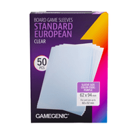 Standard European Clear: 62x94mm