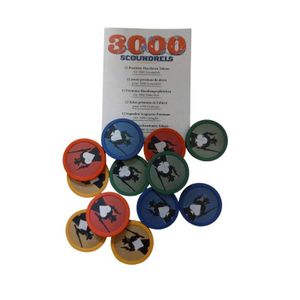 3000 Scoundrels: 12 Premium Henchmen tokens