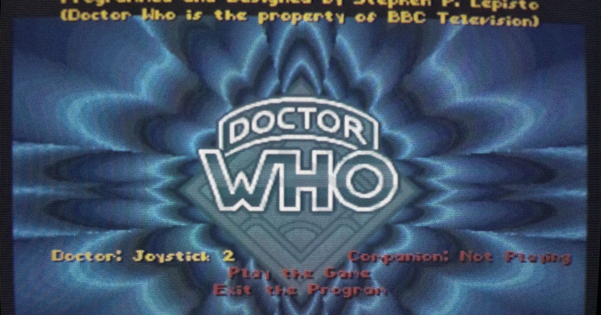 Doctor Who Video Game BoardGameGeek