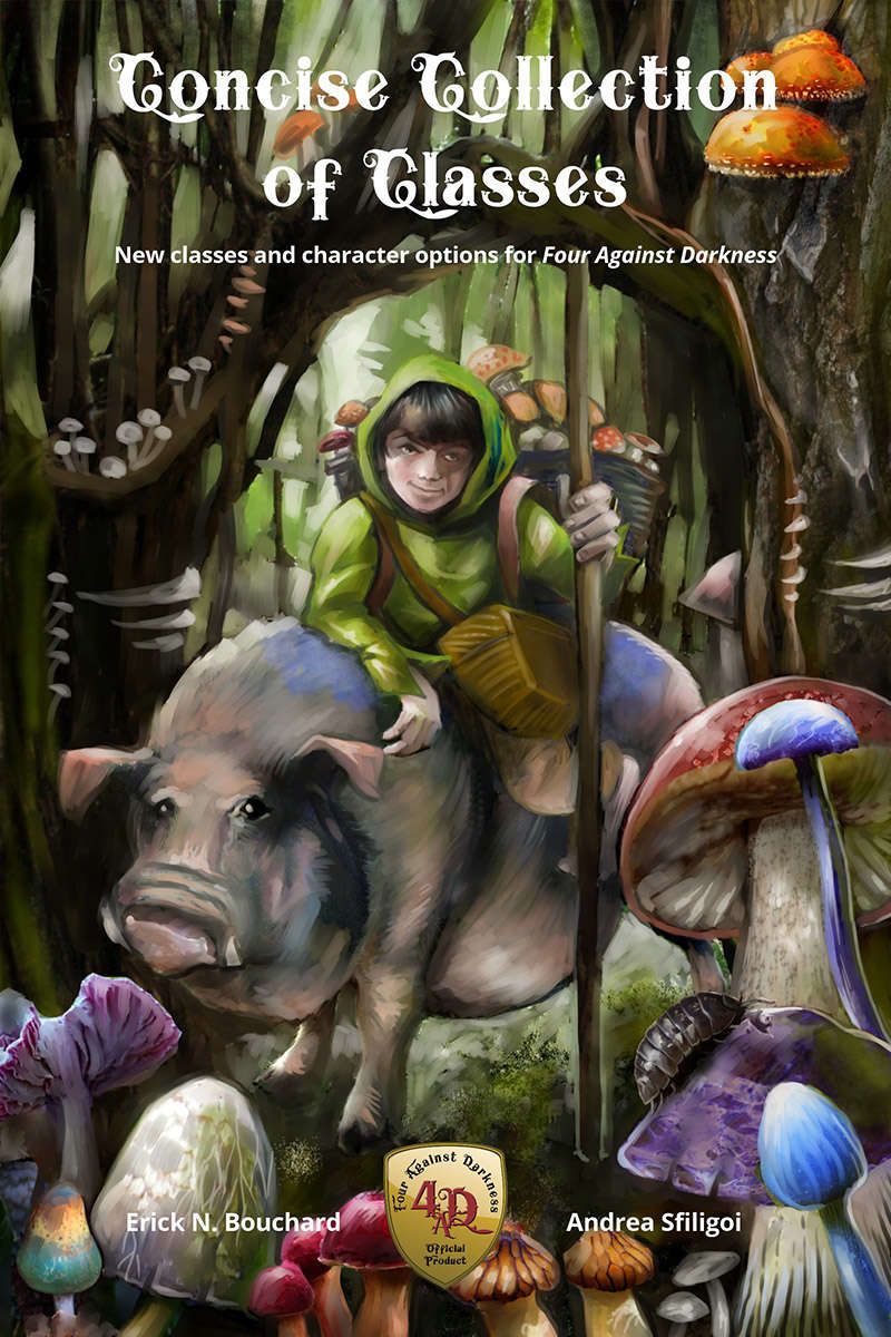 Concise Collection of Classes: New Classes and Character Options for Four Against Darkness