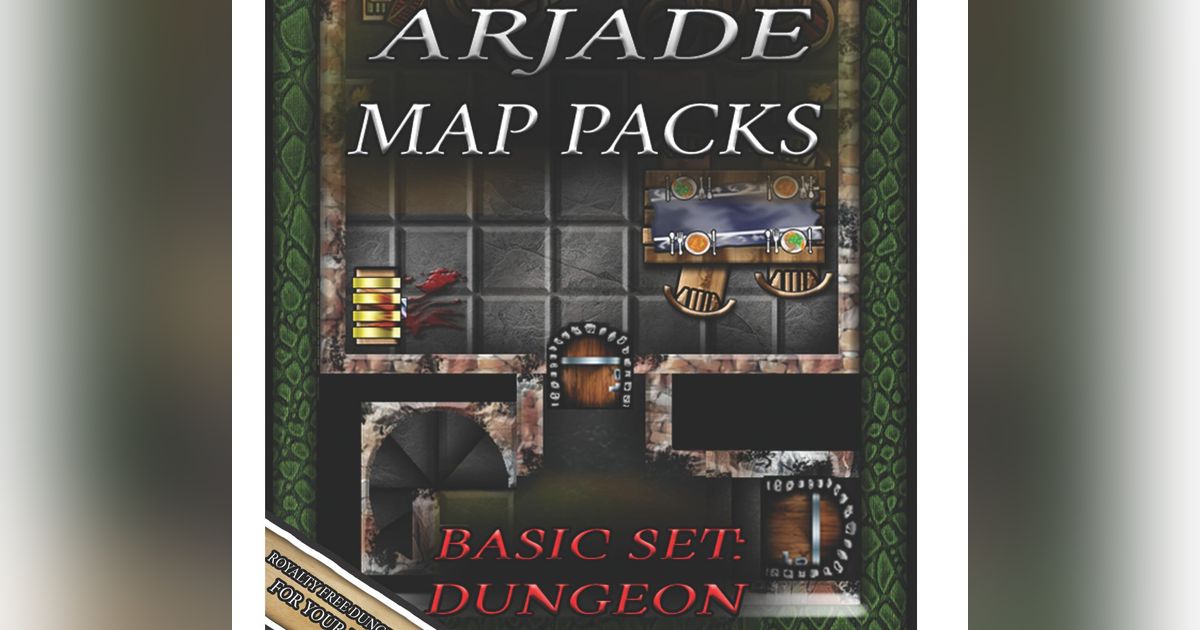 Arjade Map Packs - Basic Set: Dungeon | RPG Item | BoardGameGeek