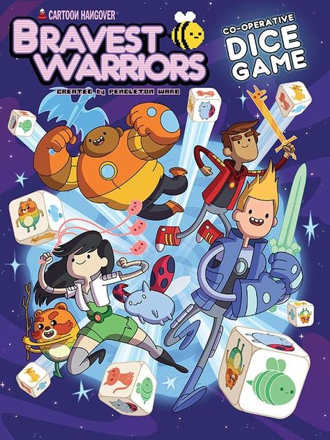 Bravest Warriors Co Operative Dice Game Board Game Boardgamegeek
