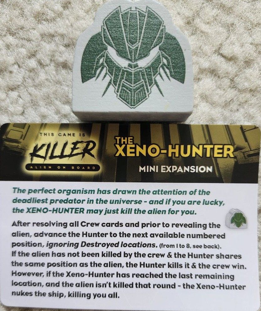 This Game Is Killer: Alien on Board – The Xeno-Hunter Mini Expansion cover