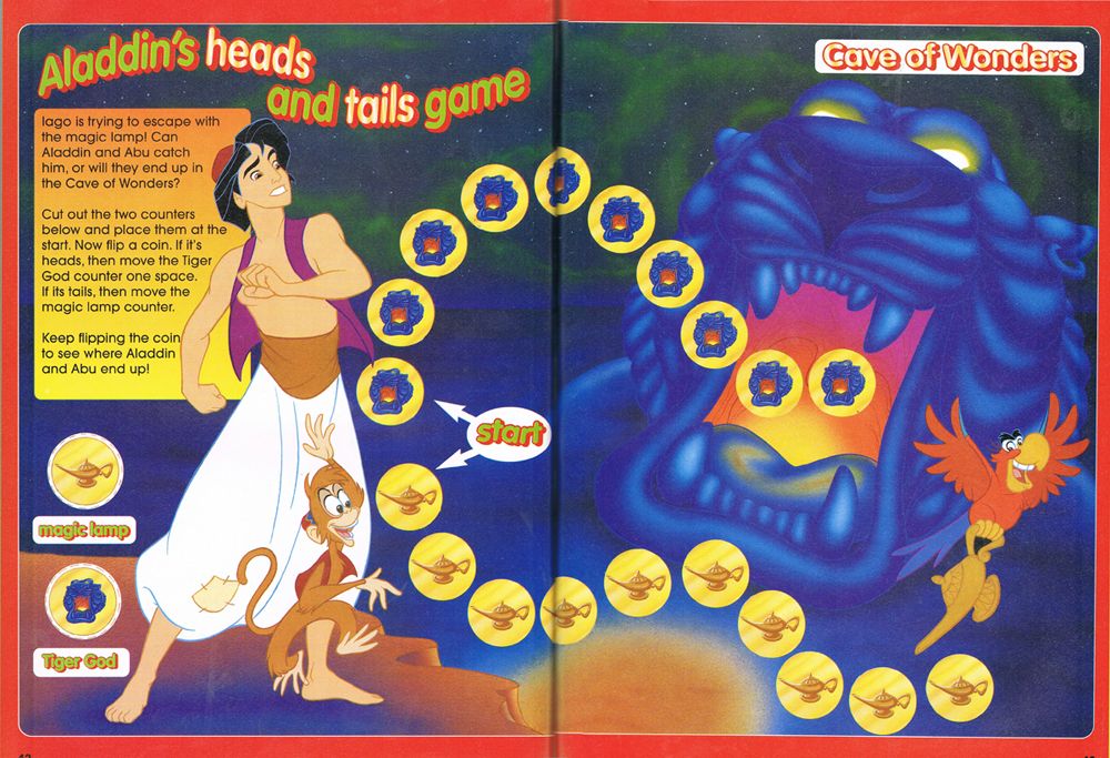 Cover art for Aladdin's Heads and Tails Game