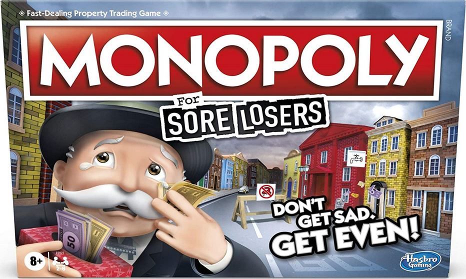 Boîte du jeu Monopoly for Sore Losers