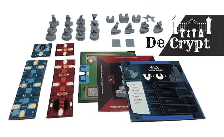 All tokens, cards, and stands