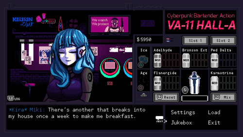 VA-11 Hall-A Review: Time to Mix Drinks and Change Lives