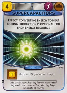 Terraforming Mars: Supercapacitors Promo Card