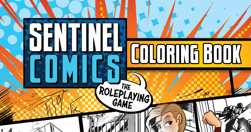 Sentinel Comics: The Roleplaying Game Coloring Book | RPG Item | RPGGeek