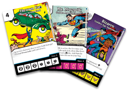 DC Comics Dice Masters: Golden Age Superman Promo Cards