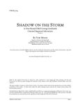 RPG Item: ONW3-04: Shadow on the Storm