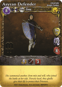 Mage Wars: Asyran Defender Promo Card
