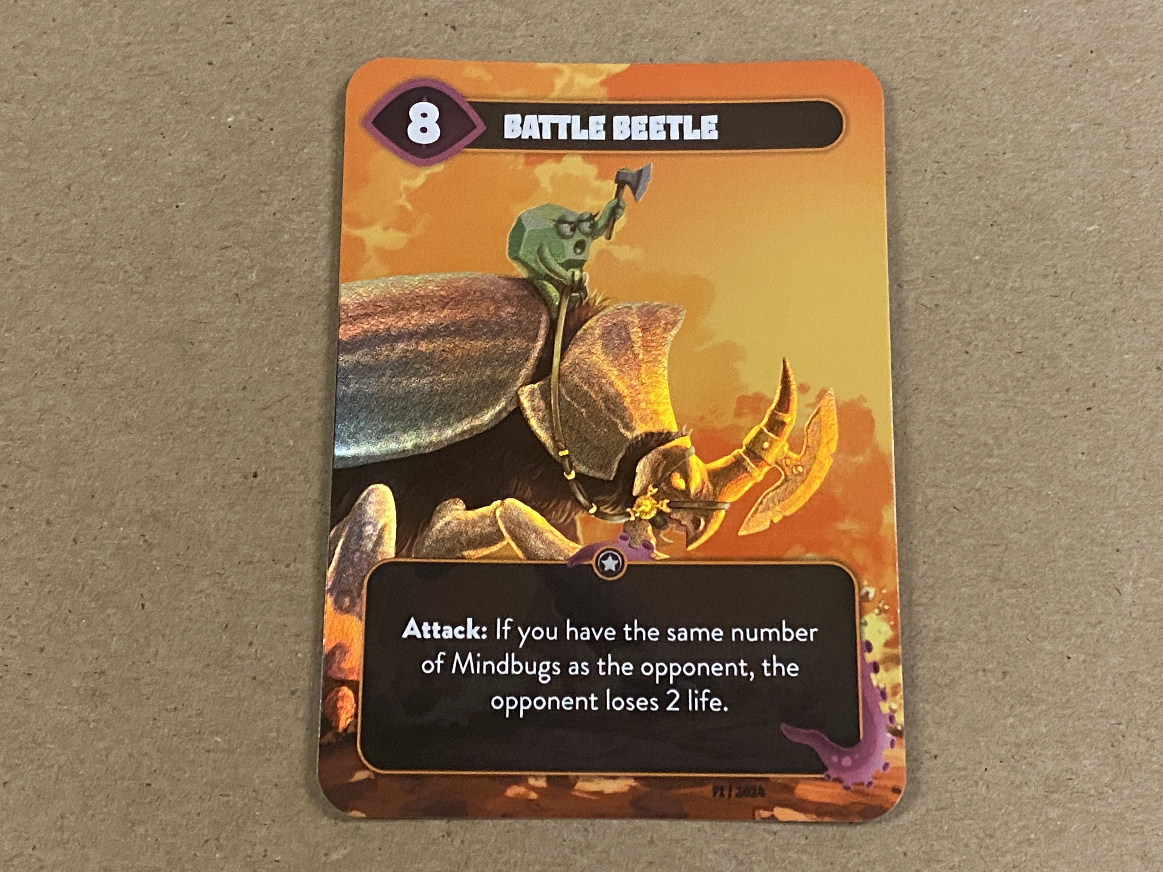 Mindbug: Battle Beetle Promo Card