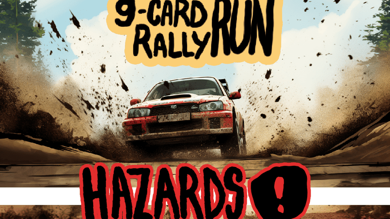 9-Card Rally Run: Hazards Pack