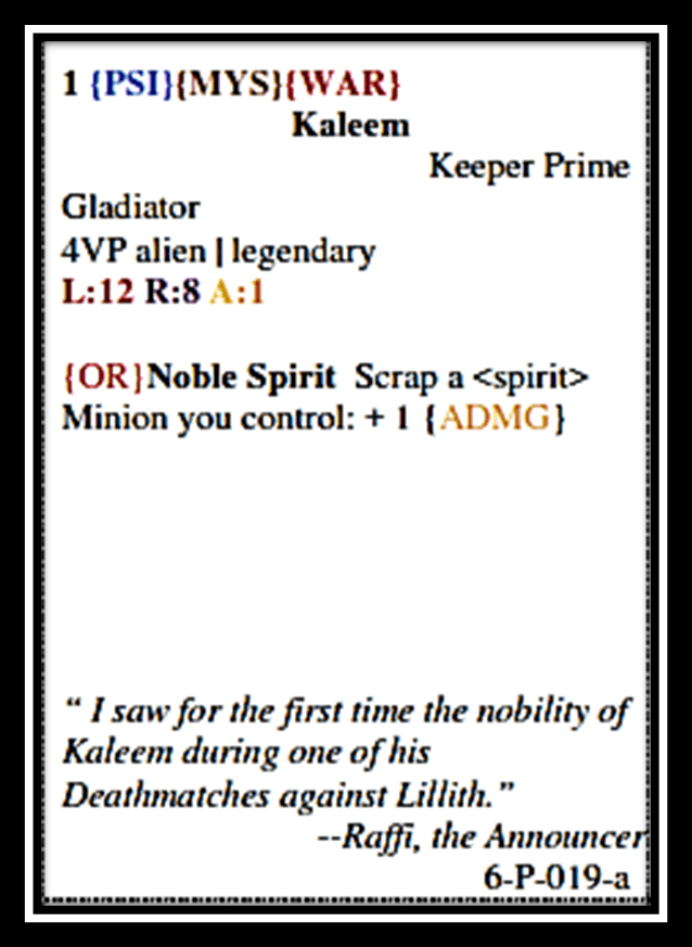 Ophidian Legends (fan expansion for Ophidian 2350)